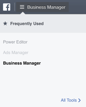 Če želite uporabljati Facebook-ove dogodke brez povezave, morate imeti račun Business Manager.
