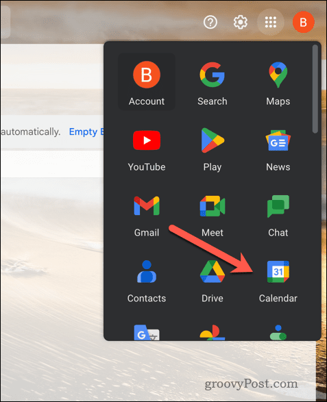 Odprite Google Koledar v Gmailu