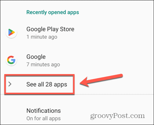 android poglej vse aplikacije
