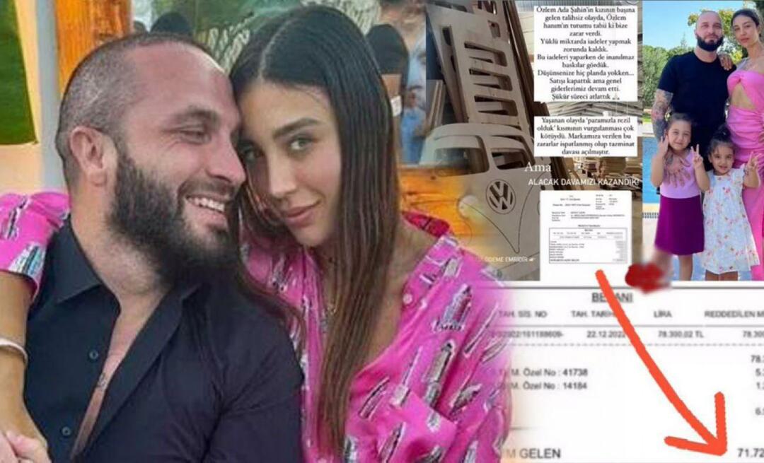 Žalostna novica za Berkaya Şahina in njegovo ženo Özlem Ado! Znamka, ki jo toži ...
