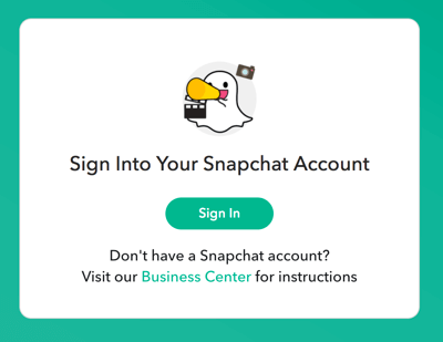 Prijavite se s svojimi poverilnicami za prijavo v Snapchat.