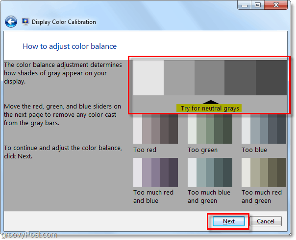 Nuetralne barve za Windows 7 so prikazane v primeru, poskusite jih uskladiti