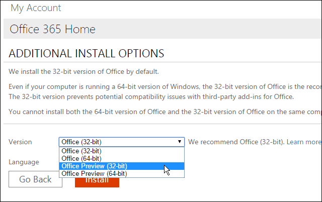 Microsft Office 2016 predogled je zdaj na voljo
