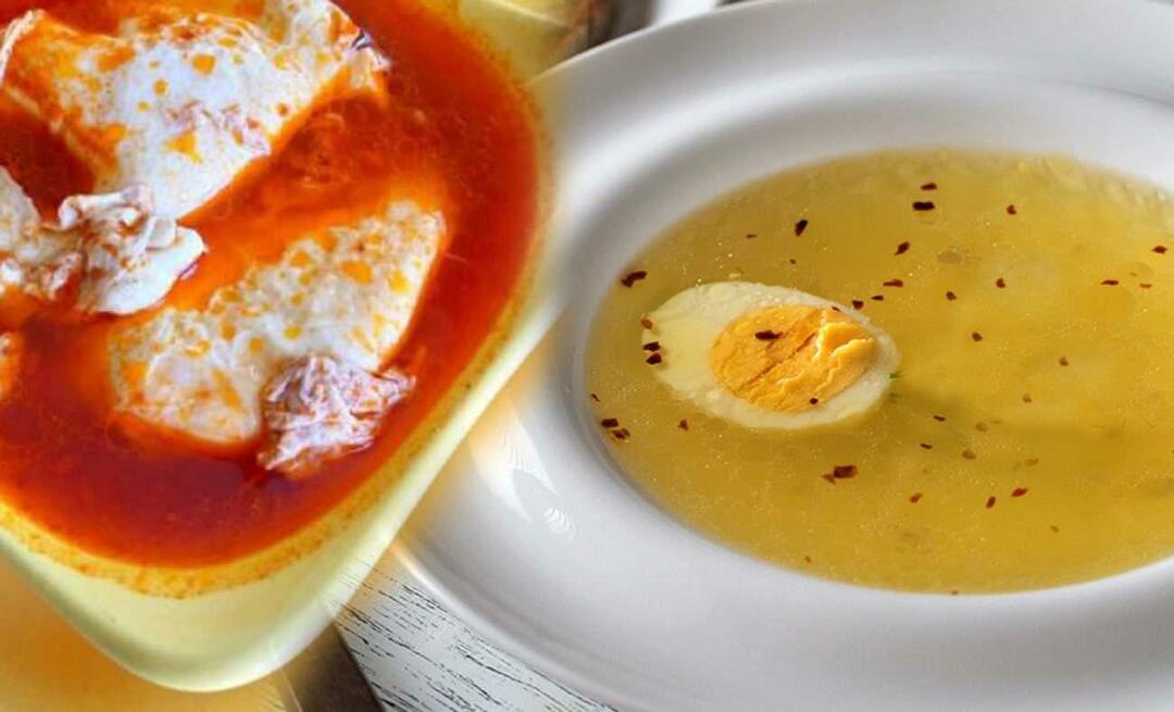 Kako pripraviti jajčno juho? Silivrijev slavni recept za jajčno juho!