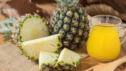 Kakšne so prednosti ananasa in ananasovega soka? Če pijete navaden kozarec ananasovega soka?