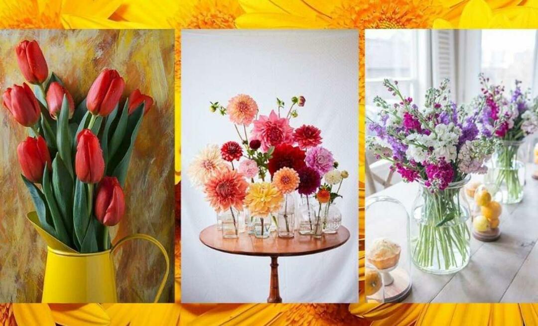 Kako uporabiti rože pri dekoraciji doma? Kako narediti cvetlično dekoracijo?
