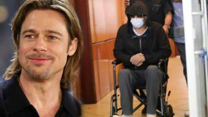 Fotografije Brada Pitta na invalidskem vozičku prestrašeni!