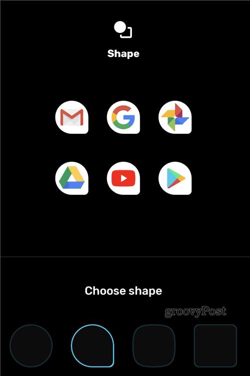Ikona Google Pixel Style Menu (Meni)