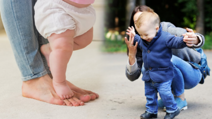 Kako enostavno je dojenčkom hoditi? Zakaj dojenčki hodijo pozno? Simptomi hoje pri dojenčkih