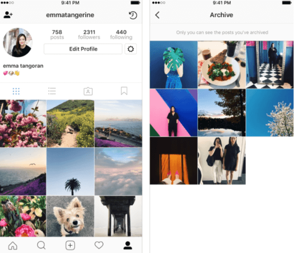 Instagram je vsem uporabnikom izdal svojo novo funkcijo Archive. 