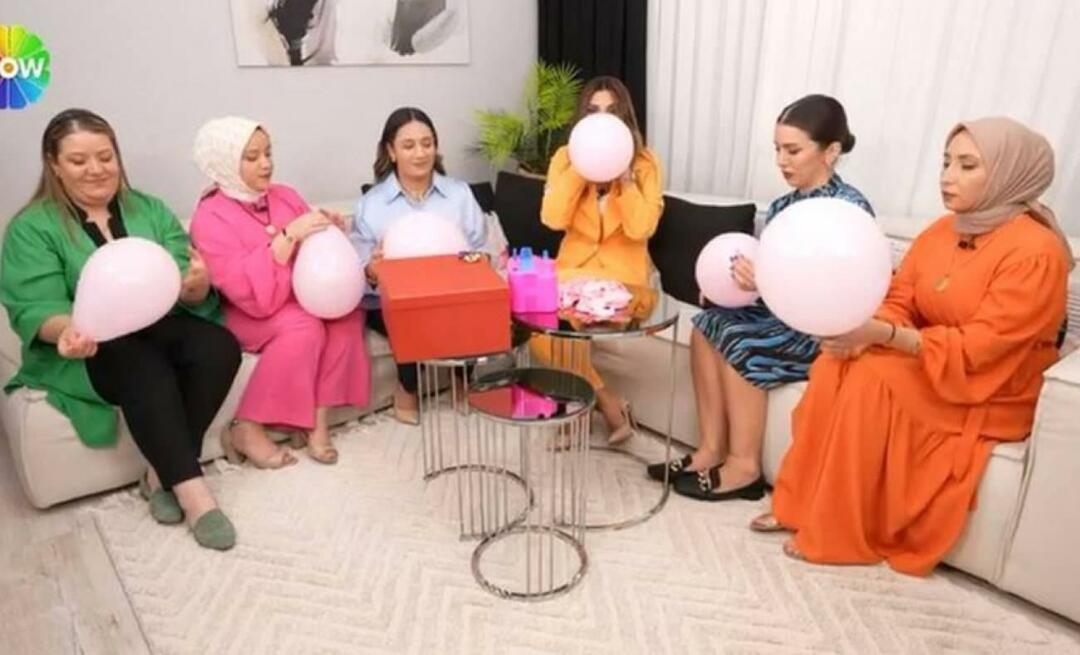 Čudni trenutki v Nevestini hiši! Aslı Hünel in neveste so organizirale tekmovanje v pihanju balonov