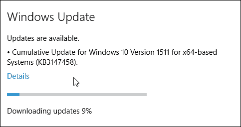 Zbirna posodobitev sistema Windows 10 KB3147458