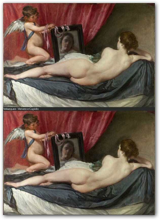 Fotošopiranje znane umetniške Venere