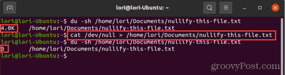 Preusmeri devnull v datoteko v Linuxu