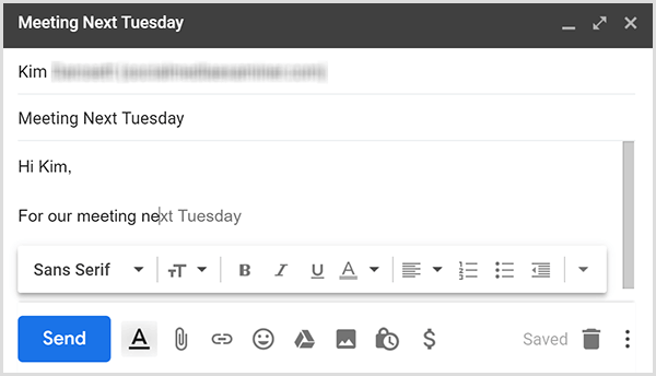 Gmail Smart Compose uporablja besedilo s predvidevanjem, ki vam pomaga hitro pisati e-pošto.