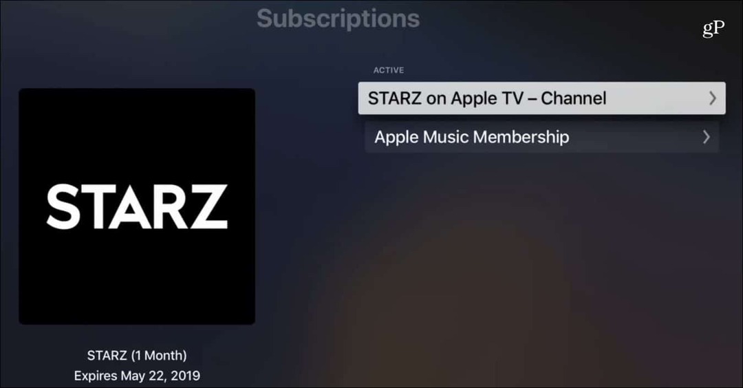 Prekliči naročnino na kanal Apple TV