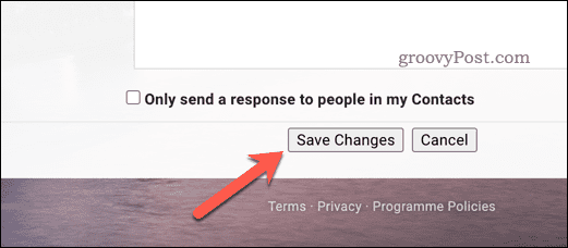 Shranjevanje sprememb nastavitev v Gmailu