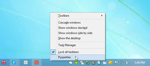 Nasvet za posodobitev sistema Windows 8.1: Preprečite prikazovanje sodobnih aplikacij v opravilni vrstici