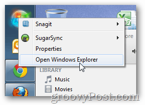 Odprti Windows Explorer