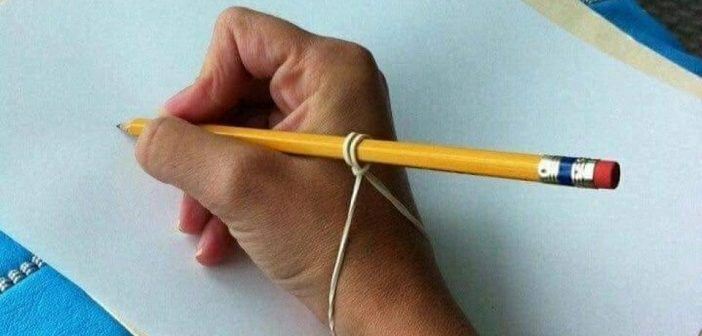 Kako otroka naučiti držati svinčnik?