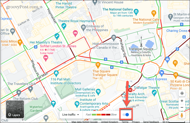 google maps live traffic preklopnik