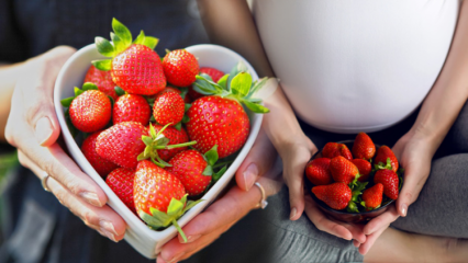 Ali uživanje jagod med nosečnostjo obarva? Ali spol jagod določa v nosečnosti?
