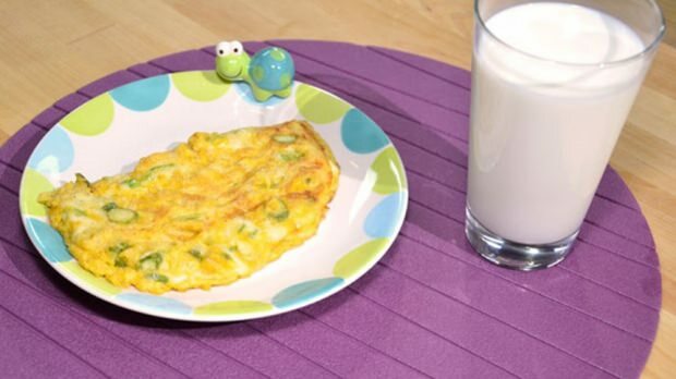 zelenjavni omlet recept za dojenčke