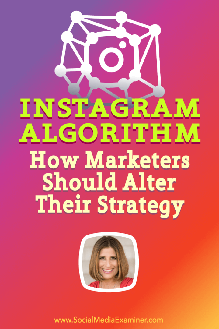 Instagram algoritem: Kako bi morali tržniki spremeniti svojo strategijo: Social Media Examiner