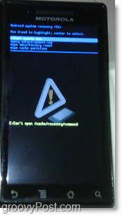 android bootloader on droid
