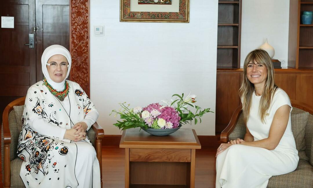 Emine Erdoğan se je na Baliju srečala z ženami voditeljev