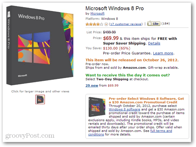 Promocijski popust za kode kupona Windows 8