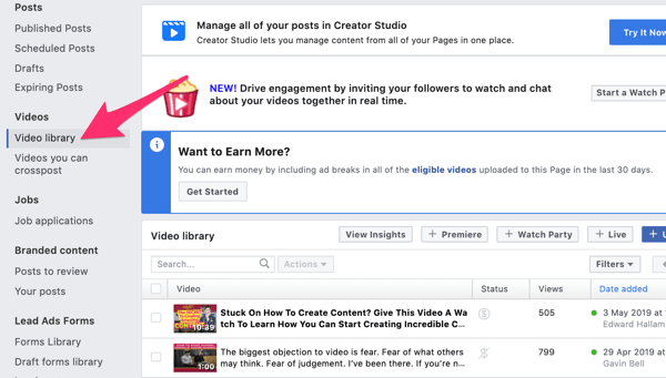 5. korak uporabite z video oglasi Facebook, da dosežete lokalne stranke.
