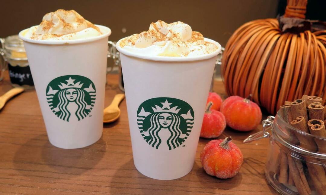 Koliko kalorij ima Pumpkin spice latte? Ali se zaradi bučne latte zredite? Starbucks Pumpkin spice latte