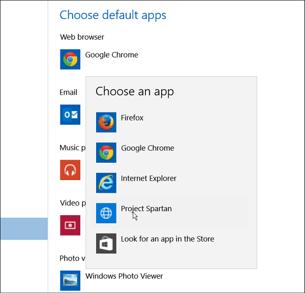 Namig za Windows 10: Naj bo Project Spartan privzeti brskalnik