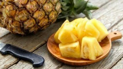 Plodni edemi telesa: Ananas