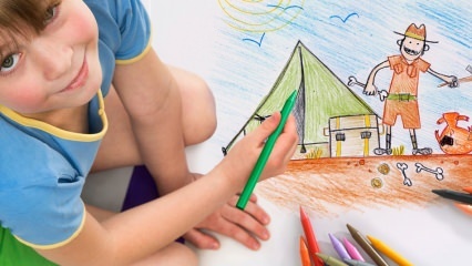 Kako učiti otroke slikanja? Akvarelne aktivnosti doma! Naravna akvarela