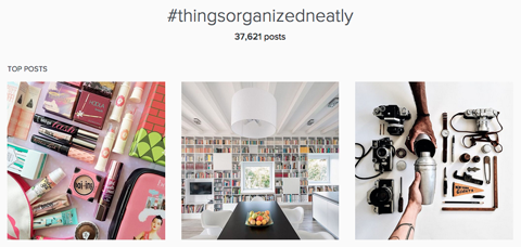 stvari, ki so organizirane, lepo hashtag slike na instagramu