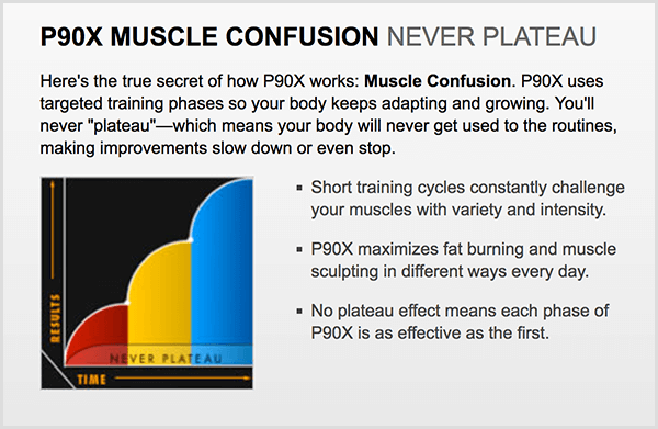 P90X je z izrazom zmedenost mišic vzbudil radovednost.
