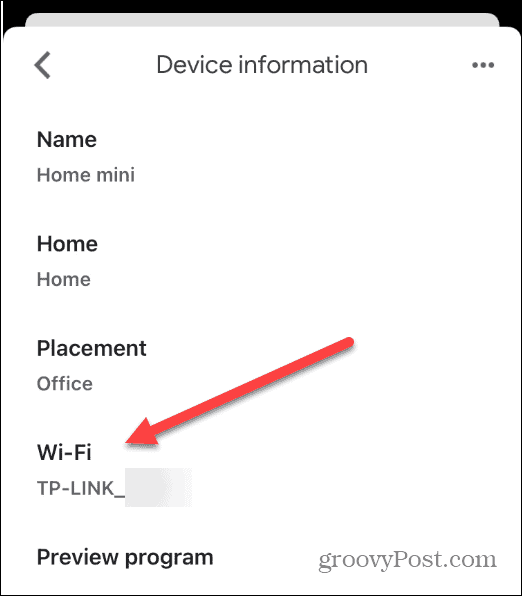 povezan z wi-fi