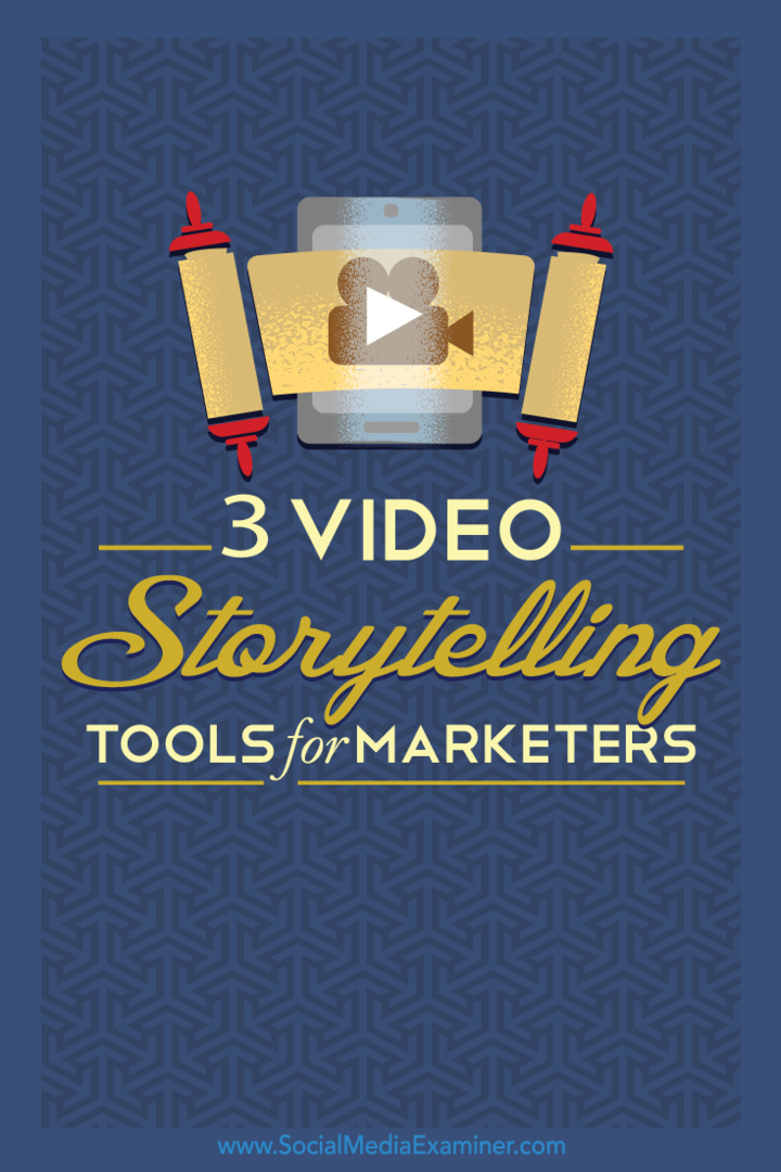 3 Video orodja za pripovedovanje zgodb za tržne družbe: Izpraševalec socialnih medijev