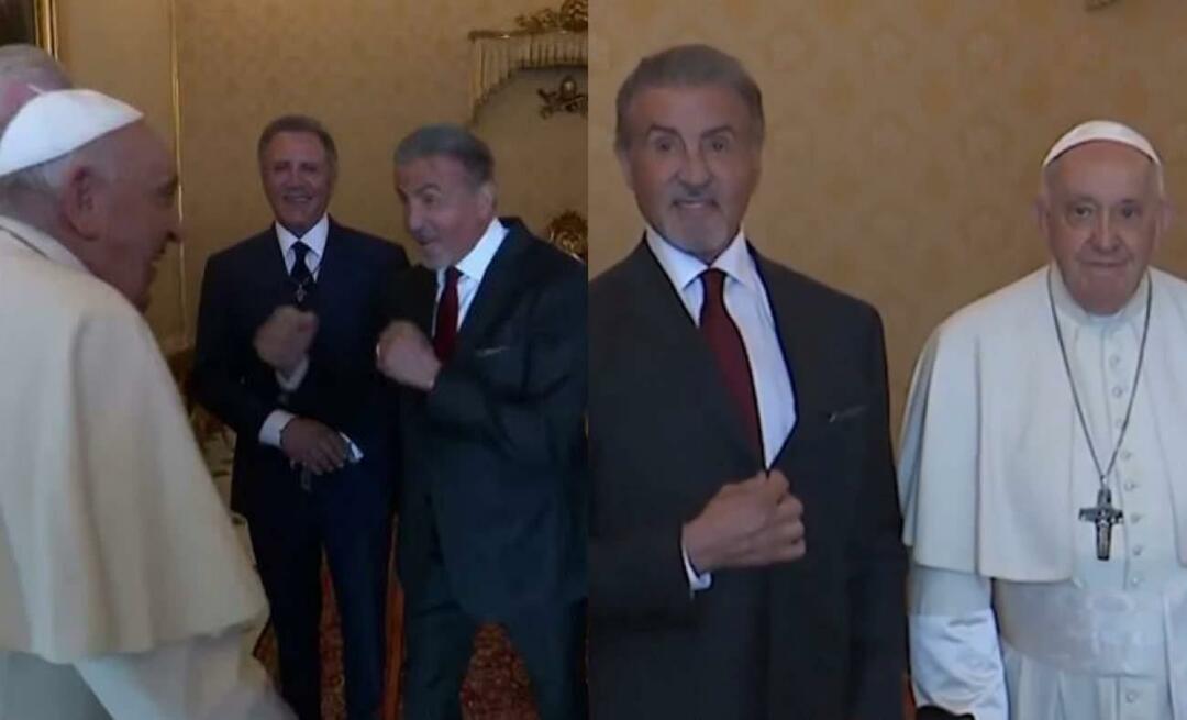 Rocky zvezda Sylvester Stallone izzval papeža Frančiška!