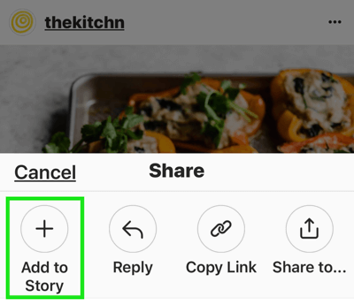 Ustvarite močne, privlačne zgodbe iz Instagrama, možnost, da zgodbi dodate objavo v Instagramu