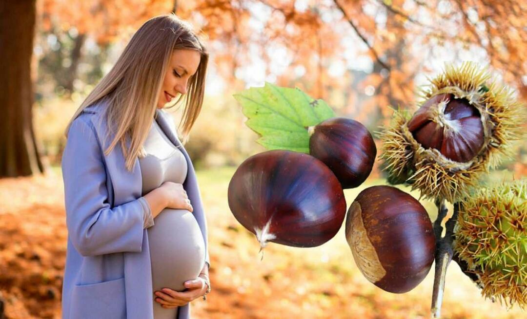 Ali lahko nosečnice jedo kostanj? Prednosti uživanja kostanja med nosečnostjo za otroka in mater
