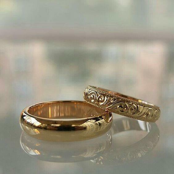 Različni modeli poročnih prstanov