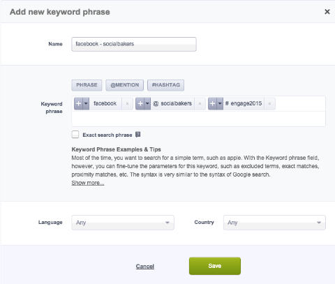 socialbakers builder tool