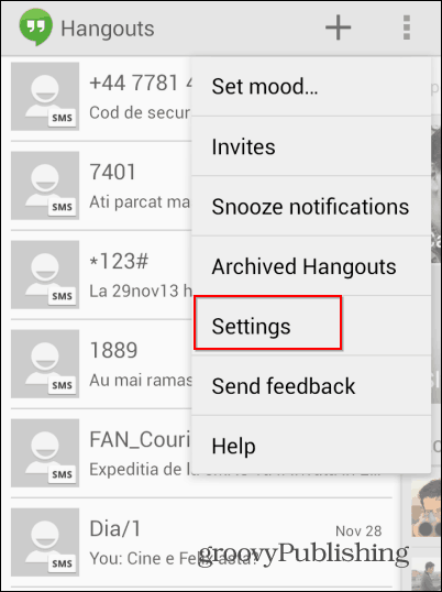 SMS Hangouts