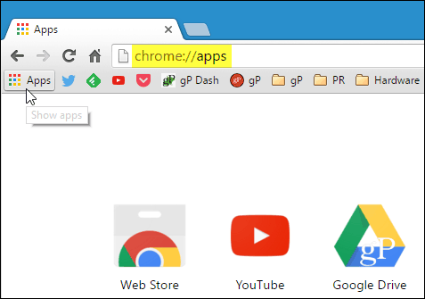 Zaženite aplikacije Chrome