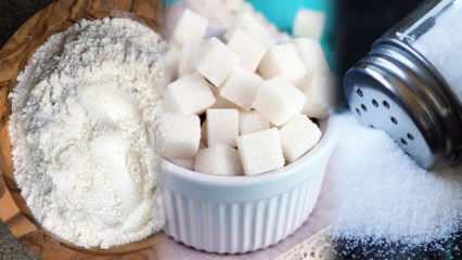 Metoda shujševanja, izogibanje 3 belim! Kako ostaneta sladkor in sol? 3 bela dieta