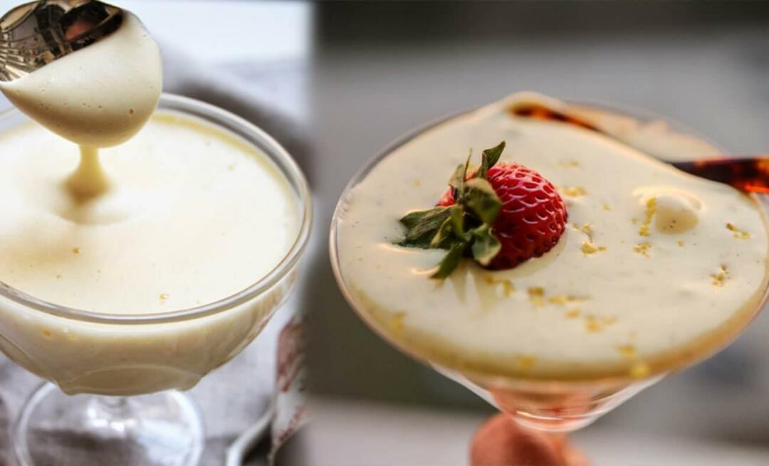 Kaj je omaka Sabayon in kako je narejena omaka Sabayon? Zabaglione omaka za tiramisu