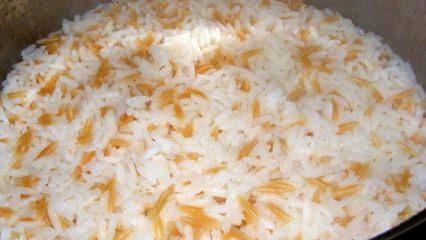 Kako narediti zrnati rižev pilaf? Nasveti za pripravo pilafa
